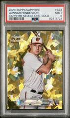 Gunnar Henderson [Gold] Baseball Cards 2023 Topps Chrome Sapphire Selections Prices
