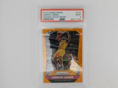 LeBron James [Orange Wave Prizm] Basketball Cards 2015 Panini Prizm Prices