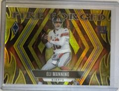 Eli Manning [Yellow] #FF-4 Football Cards 2023 Panini Phoenix Fire Forged Prices