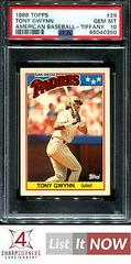 Tony Gwynn [Tiffany] #29 Baseball Cards 1988 Topps American Prices
