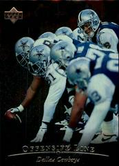 Cowboys Offensive Line Football Cards 1996 Upper Deck Silver Prices