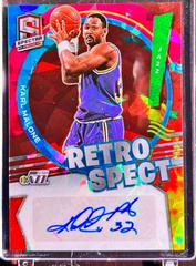 Karl Malone [Astral] #RSA-KML Basketball Cards 2021 Panini Spectra RetroSpect Autographs Prices