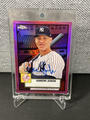 Aaron Judge [Pink] #PA-AJG Baseball Cards 2021 Topps Chrome Platinum Anniversary Autographs Prices