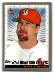 Mark McGwire [62nd Home Run of 1998] #236 Baseball Cards 2000 Topps Prices