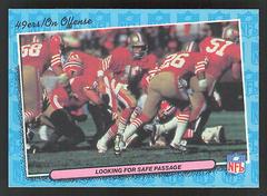 49ers on Offense [Looking for Safe Passage] Football Cards 1986 Fleer Team Action Prices