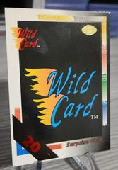 Surprise Card [20 Stripe] Football Cards 1992 Wild Card Prices