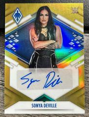 Sonya Deville [Gold] #PA-SDV Wrestling Cards 2022 Panini Chronicles WWE Phoenix Autographs Prices