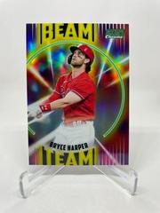 Bryce Harper [Green] Baseball Cards 2022 Stadium Club Chrome Beam Team Prices