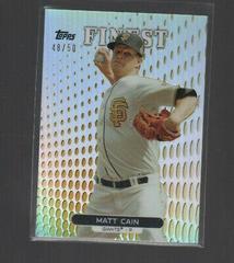 Matt Cain [Refractor] #88 Baseball Cards 2013 Finest Prices