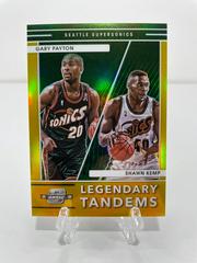 Gary Payton, Shawn Kemp [Gold] Basketball Cards 2021 Panini Contenders Optic Legendary Tandems Prices