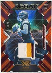 Sam Howell [Orange] #XR-5 Football Cards 2022 Panini XR X Ray Swatches Prices