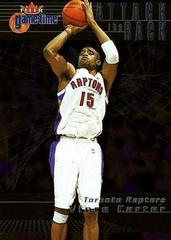 Vince Carter #1AR Basketball Cards 2000 Fleer Game Time Attack the Rack Prices