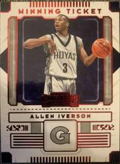 Allen Iverson [Red] #36 Basketball Cards 2020 Panini Contenders Draft Picks Winning Tickets Prices