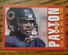Walter Payton [Hand Cut] Football Cards 1985 Topps Box Bottoms Prices