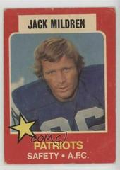 Jack Mildren #23 Football Cards 1975 Wonder Bread Prices