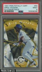 Greg Vaughn [Platinum Gold] #64 Baseball Cards 1997 Pinnacle Totally Certified Prices