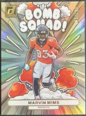 Marvin Mims [Holo] #BS-17 Football Cards 2023 Panini Donruss Bomb Squad Prices