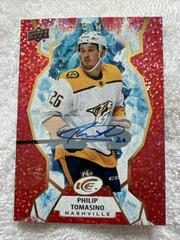 Philip Tomasino [Red Autograph] Hockey Cards 2021 Upper Deck Ice Prices