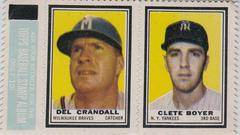 Del Crandall Baseball Cards 1962 Topps Stamps Prices