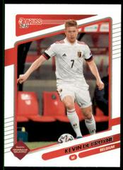 Kevin De Bruyne #11 Soccer Cards 2021 Panini Donruss Road to Qatar Prices