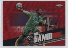 Bill Hamid [Red Wave] Soccer Cards 2022 Topps Chrome MLS Prices