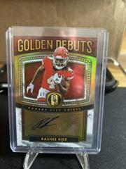 Rashee Rice [White Gold] #GD-14 Football Cards 2023 Panini Gold Standard Golden Debuts Autographs Prices