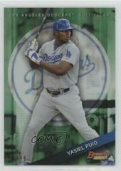 Yasiel Puig [Refractor] #10 Baseball Cards 2015 Bowman's Best Prices
