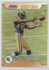 Torry Holt [Refractor] #SC9 Football Cards 1999 Bowman Chrome Scout's Choice Prices