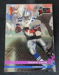 Emmitt Smith #ESS-80 Football Cards 1993 Wild Card Stat Smashers Prices