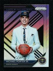 Michael Porter Jr. [Silver Prizm] #14 Basketball Cards 2018 Panini Prizm Luck of the Lottery Prices