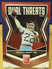 Derrick Henry [Red] #DT-9 Football Cards 2019 Donruss Elite Dual Threats Prices