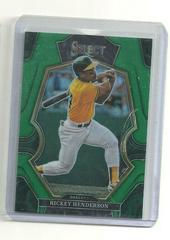 Rickey Henderson [Green] Baseball Cards 2023 Panini Select Prices