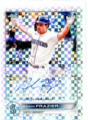 Adam Frazier [Xfractor] #AC-AF Baseball Cards 2022 Topps Chrome Update Autographs Prices