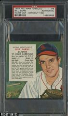 Bill Sarni [Hand Cut Without Tab] Baseball Cards 1955 Red Man Tobacco Prices