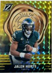 Jalen Hurts [Gold] #2 Football Cards 2023 Panini Zenith Zeal of Approval Prices