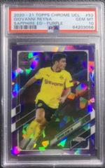 Giovanni Reyna [Purple] Soccer Cards 2020 Topps Chrome UEFA Champions League Sapphire Prices