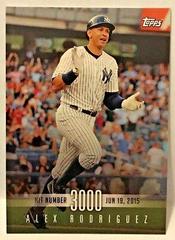 Alex Rodriguez Baseball Cards 2017 Topps on Demand 3,000 Hit Club Prices