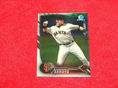 Christian Arroyo [Chrome Refractor] #BCP134 Baseball Cards 2016 Bowman Prospects Prices
