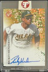 Rickey Henderson [Refractor] #PA-RHE Baseball Cards 2022 Topps Pristine Autographs Prices
