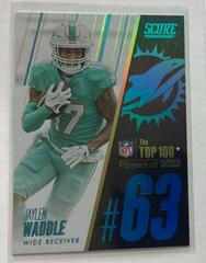 Jaylen Waddle #63 Football Cards 2023 Panini Score Top 100 Prices