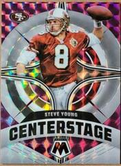 Steve Young [Purple] Football Cards 2022 Panini Mosaic Center Stage Prices