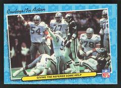 Giving the Referee Some Help [1986 schedule] Football Cards 1986 Fleer Team Action Prices