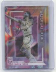 Jayson Tatum #4 Basketball Cards 2023 Donruss Elite Dimensions Prices