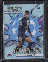 Kylian Mbappe #PF-17 Soccer Cards 2022 Topps Finest UEFA Club Competitions Prized Footballers Prices