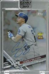 Corey Seager #CAAU-CSE Baseball Cards 2017 Topps Clearly Authentic Autographs Prices