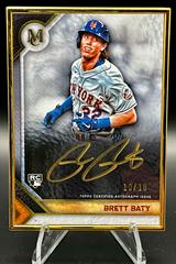 Brett Baty [Gold] #MFA-BB Baseball Cards 2023 Topps Museum Collection Framed Autographs Prices