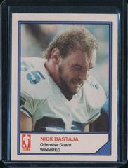 Nick Bastaja Football Cards 1983 Jogo CFL Limited Prices