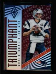 Tom Brady [Red] #TB-8 Football Cards 2017 Panini Phoenix Triumphant Prices