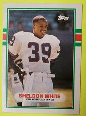 Sheldon White #170 Football Cards 1989 Topps Prices