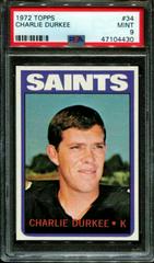 Charlie Durkee Football Cards 1972 Topps Prices